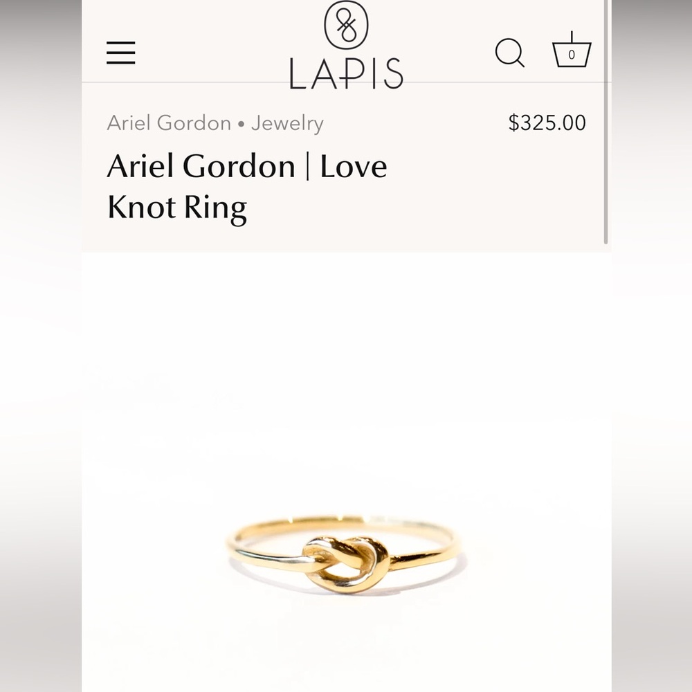 Ariel Gordon Love
Knot Ring
